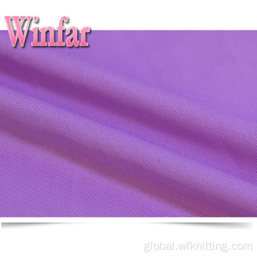 Interlock Fabric Textile Lining 75D Polyester Knit Interlock Fabric Textile Factory